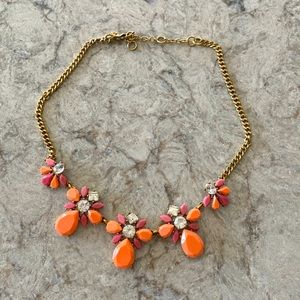 J. Crew coral necklace